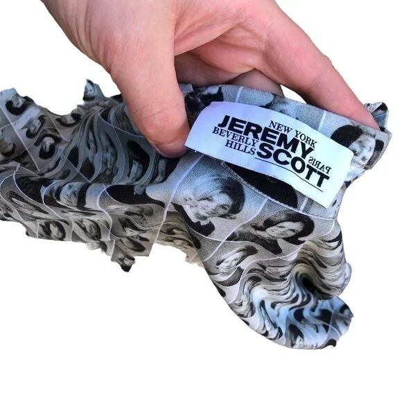 Rare Jeremy Scott Yearbook Photo Shirt Medium - Picture 2 of 8